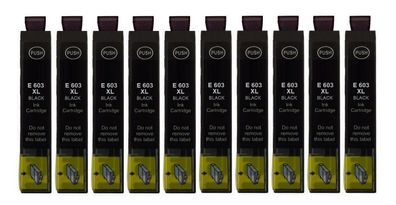 10 kompatible Patronen 603XL black für Epson XP-2100 2105 2150 2155 3100 3105 3150