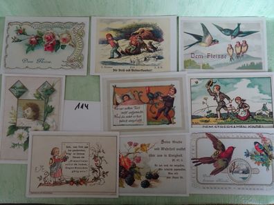 ältere Postkarten AK Hans Gärtner Weidelsburg Nostalgie Vintage Sprüche Verse