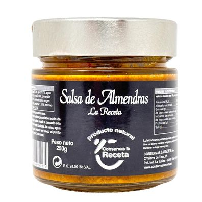 Conservas La Receta Salsa de Almendras spanische Mandelsauce im Glas 250gr