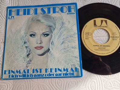 Heidi Stroh - Einmal ist keinmal 7'' Vinyl Germany