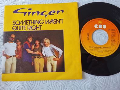 Ginger - Something wasn't quite right 7'' Vinyl Germany