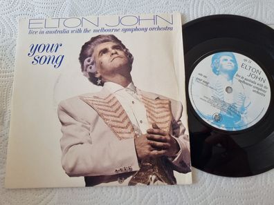 Elton John - Your song LIVE Version 7'' Vinyl UK