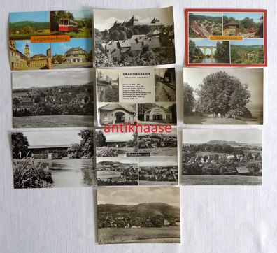 10 DDR Ansichtskarten AK Augustusburg Hohenfichte Erzgebirge