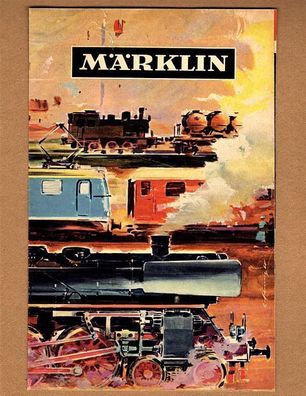 Märklin H0 Katalog Faltblatt aus den 50er/60er Jahren - ohne Print-Nummer