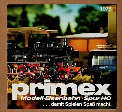 Märklin H0 Primex Katalog Gesamtprogramm 1978 Print-Nr. OAN 07 78 ju