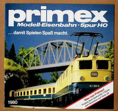 Märklin H0 Primex Katalog Gesamtprogramm 1980 Print-Nr. OAN 0780
