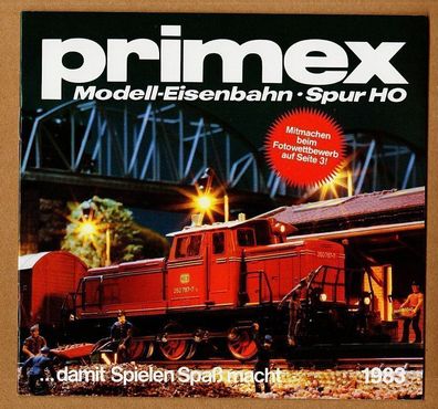 Märklin H0 Primex Katalog Gesamtprogramm 1983 Print-Nr. YNN 08 83 SVA