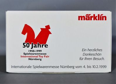 Märklin Z Sondermodell SoMo Werbemodell Messe 50 Jahre Toy Fair Nürnberg 1999 OVP