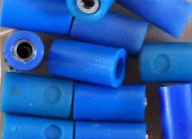 Märklin Zubehör - 10 Muffen - Farbe: blau - Blaue Muffen - Kabelstecker