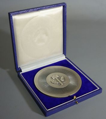 Plakette Medaille Handwerkskammer in Etui "Treue Dienste im Handwerk Pfalz"