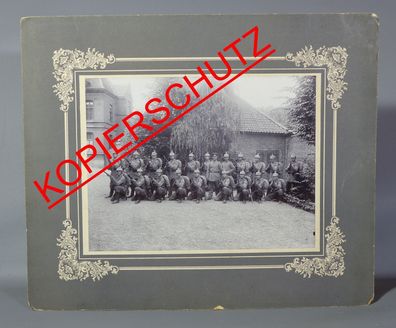 Reservistenbild Reservistenfoto Infanterie-Regiment Reg.56 Pickelhaube Überzug WK1