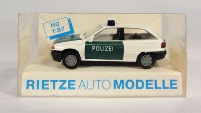 Rietze H0 50483 Opel Astra Polizei Blaulicht Einsatzwagen NEU OVP