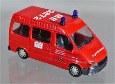 Rietze H0 50620 Ford Transit Bus Jugendfeuerwehr Feuerwehr Stadt Wülfrath ME-2872