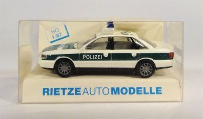 Rietze H0 50664 Audi A6 Polizei Blaulicht Einsatzwagen NEU OVP