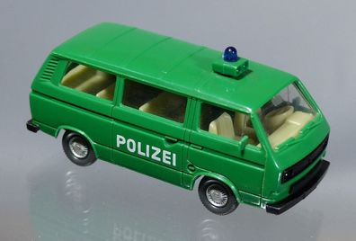 Wiking H0 109 VW Volkswagen Bulli T3 Polizei Transporter Bus Blaulicht Typ A