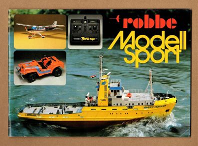 Robbe Modellsport Katalog Prospekt 1981 robbe-Buntprospekt 181 mit Preisliste