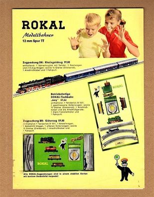 Rokal Spur TT Katalog-Faltblatt aus den 50er/60er Jahren