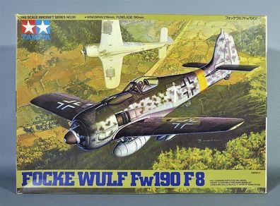 Tamiya 61039 1:48 Focke Wulf FW 190 F-8 Jäger Luftwaffe 2. WK WW2 NEU OVP