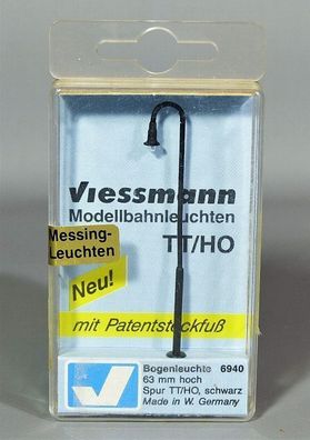 Viessmann H0/ TT 6940 Bogenleuchte Leuchte Lampe Bogenlampe schwarz NEU OVP