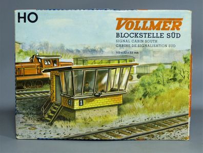 Vollmer H0 5735 Stellwerk Blockstelle Süd für Bahnhof 50er/60er Jahre NEU OVP