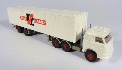 Wiking H0 527 US Truck Sealand Sea Land Container LKW Sattelzug