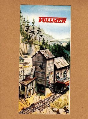 Vollmer H0 Katalog Neuheiten Programm 1960 Faltblatt