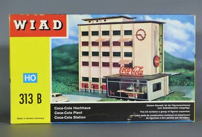 WIAD H0 313 B Coca-Cola Hochhaus Stadthaus Abfüllung Firma Fabrik 50er/60er NEU OVP