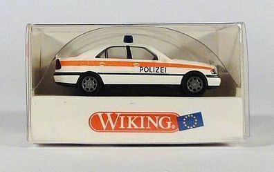 Wiking H0 104 03 Mercedes Benz MB C200 Polizei Österreich Austria Euro Modell NEU OVP