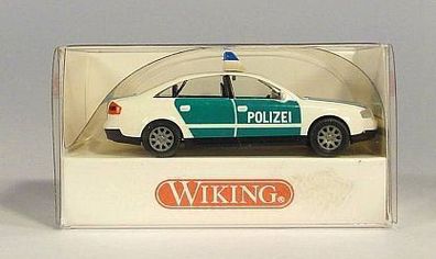 Wiking H0 104 14 27 Audi A6 A 6 Polizei Blaulicht Einsatzwagen NEU OVP
