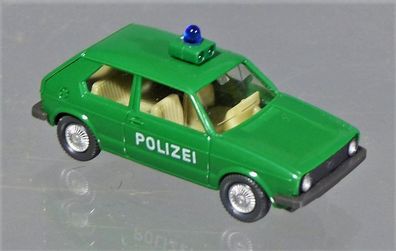 Wiking H0 104 VW Volkswagen Golf I 1 Polizei Blaulicht Typ A