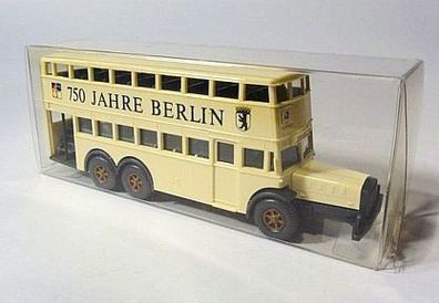 Wiking H0 Sondermodell D 38 Doppeldecker-Bus 750 Jahre Berlin Omnibus NEU