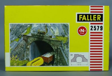 Faller N 2579 Tunnelportal 2 Stück Tunnelportale Tunnel-Portale NEU OVP