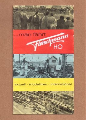 Fleischmann H0 International Katalog Faltblatt Programm FNNN 962 He 1962