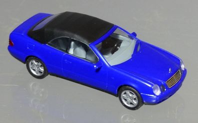Herpa H0 032582 MB Mercedes Benz CLK Cabrio Cabriolet blau
