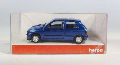 Herpa H0 033756 Renault Clio 16V 16 V Kleinwagen blau metallic NEU OVP