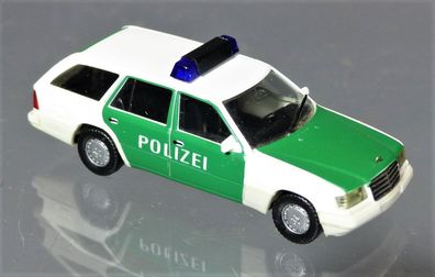 Herpa H0 042017 MB Mercedes Benz E320 Kombi Polizei Blaulichtbalken