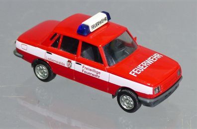 Herpa H0 044271 Wartburg 353 Feuerwehr Liebenwalde Blaulicht Einsatzwagen DDR