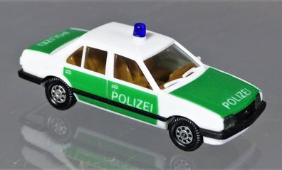 Herpa H0 4045 Opel Ascona C Stufenheck Polizei Blaulicht normale Stahlfelgen