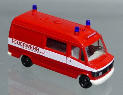 Herpa H0 4076 MB Mercedes Benz 207D Bus Feuerwehr 112 Rettungswagen Blaulicht