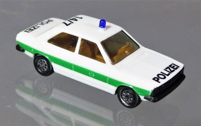 Herpa H0 Einsatzfahrzeug Modell Audi 80 GTE Polizei 14/7 Blaulicht Einsatzwagen
