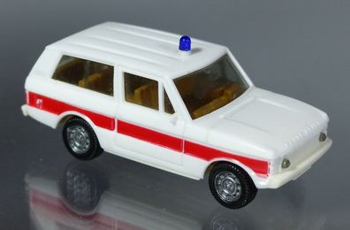 Herpa H0 Range Rover Geländewagen Blaulicht Notarzt Arzt Hilfsdienst Ausland Polizei?