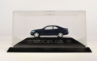 Herpa HCC Collector´s Club ´97 Collectors Club Mercedes Benz CLK in Vitrine PC Box