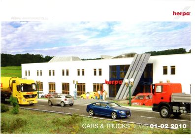 Herpa Katalog Prospekt Cars & Trucks 01-02 2010