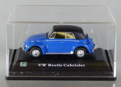 Hongwell Modellauto 1:72 VW Volkswagen Käfer Cabriolet Cabrio Oldtimer in Vitrine
