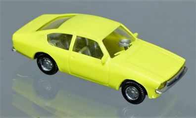 IMU I.M.U. H0 Modellauto Opel Kadett C Coupe gelb