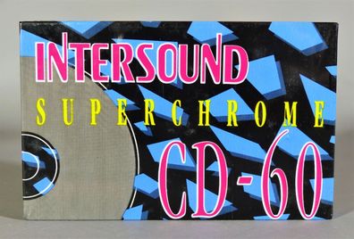 Intersound Superchrome CD-60 MC Kassette Leerkassette 60min NEU Originalverpackt
