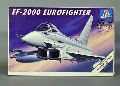 Italeri 1:72 No.042 EF-2000 Eurofighter Düsenjäger Düsenjet Europa NEU OVP