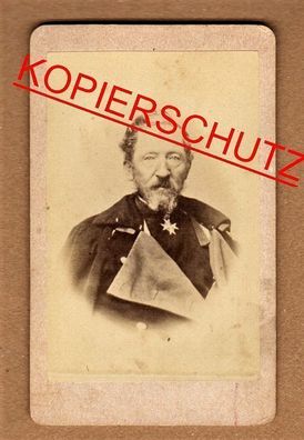Kabinettfoto CDV Foto 1870-1918 General von Blumenthal 1. WK Militaria Kaiserreich