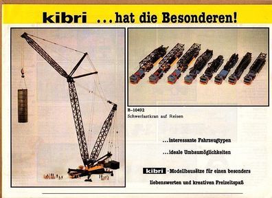 Kibri 1:87 Automodelle 1992 Bausätze Katalog Prospekt 1992 47 Seiten DIN A4