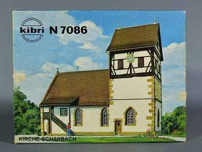 Kibri N 7086 Kirche Schanbach Fachwerk Dorfkirche Kapelle NEU OVP